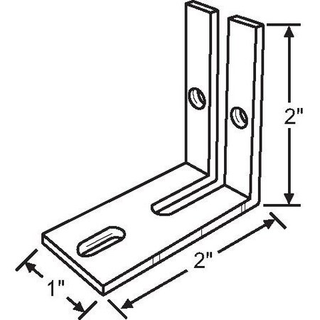 Strybuc FIXED PANEL STOP WITH SLOT PDH197